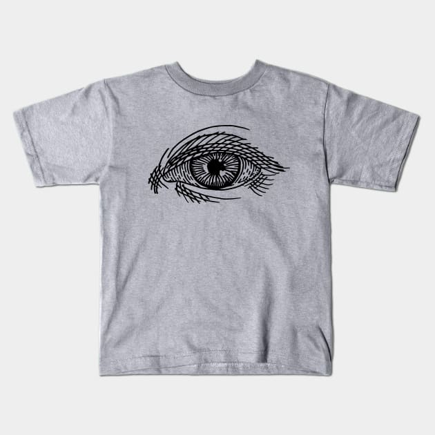 Eye Kids T-Shirt by senkova